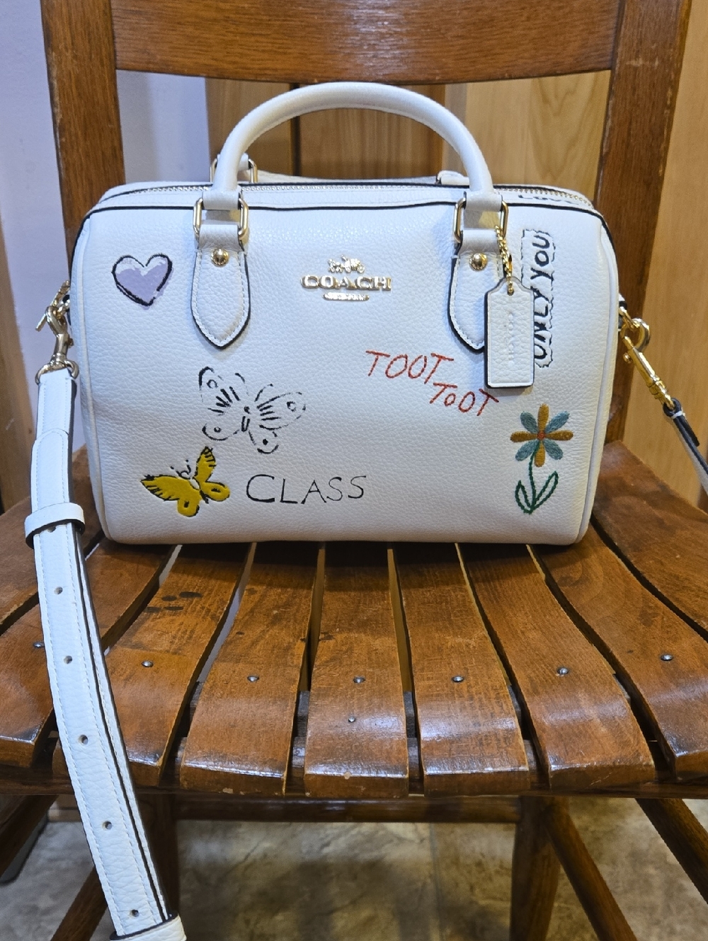 Coach Crossbody/Satchel Doodling